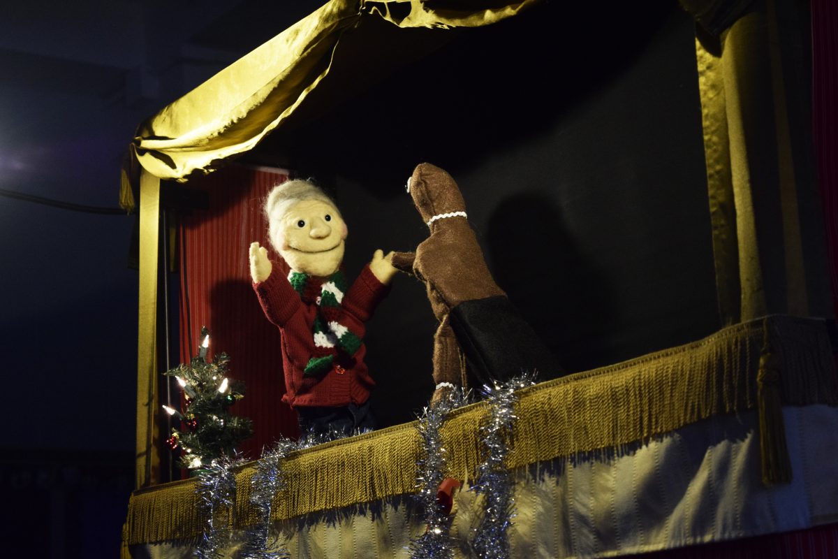 "The Gingerbread Man" by WonderSpark Puppets on 12/1 at 11 a.m. and 2 p