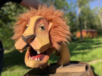 Aslan Lion Puppet - Stage Monkey Design & Consulting